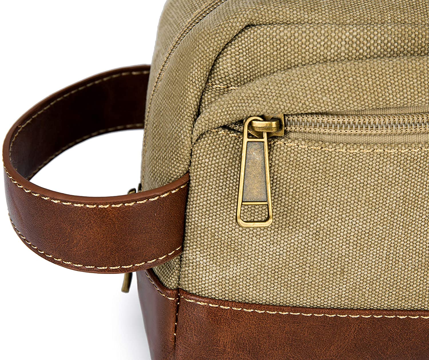 SEEMEROAD Toiletry Bag for Men, Travel Toiletries Bag|Water-resistant Dopp Kit, Leather Shaving Orga