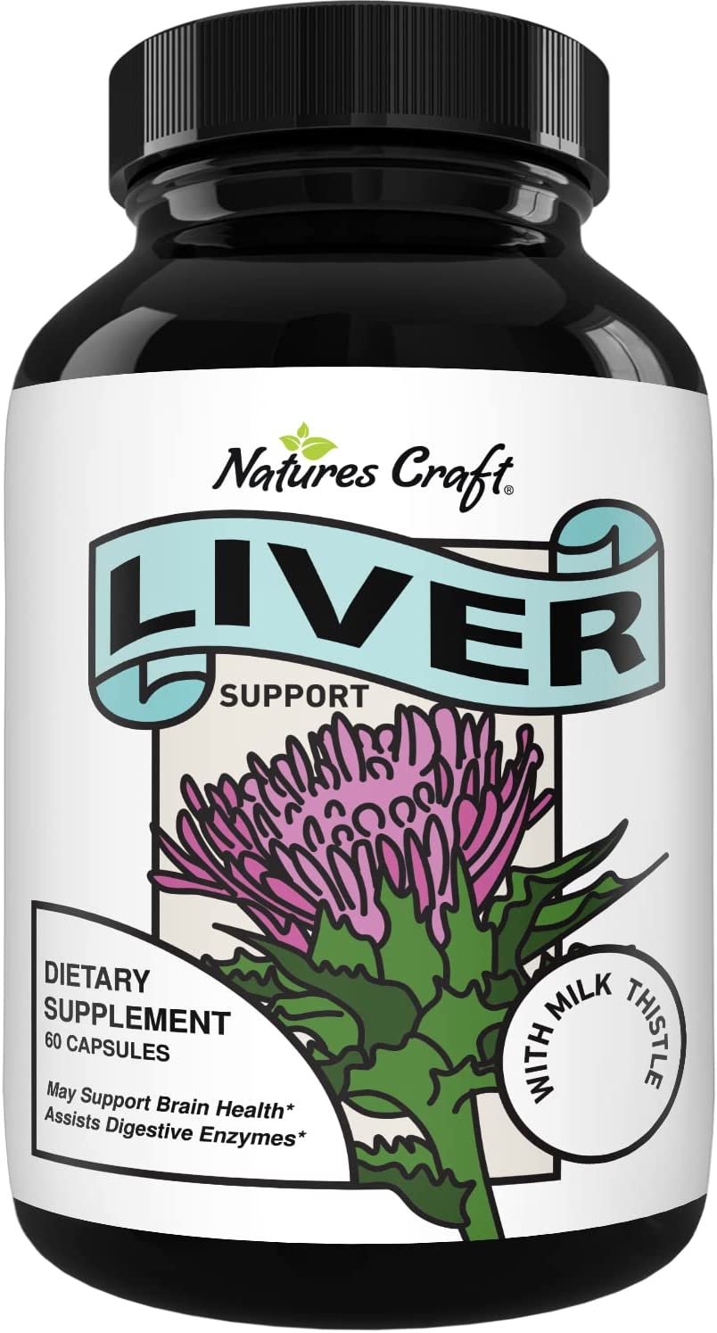 Liver Cleanse Detox & Repair Complex - Herbal Liver Support Supplement with Silymarin Milk Thistle A