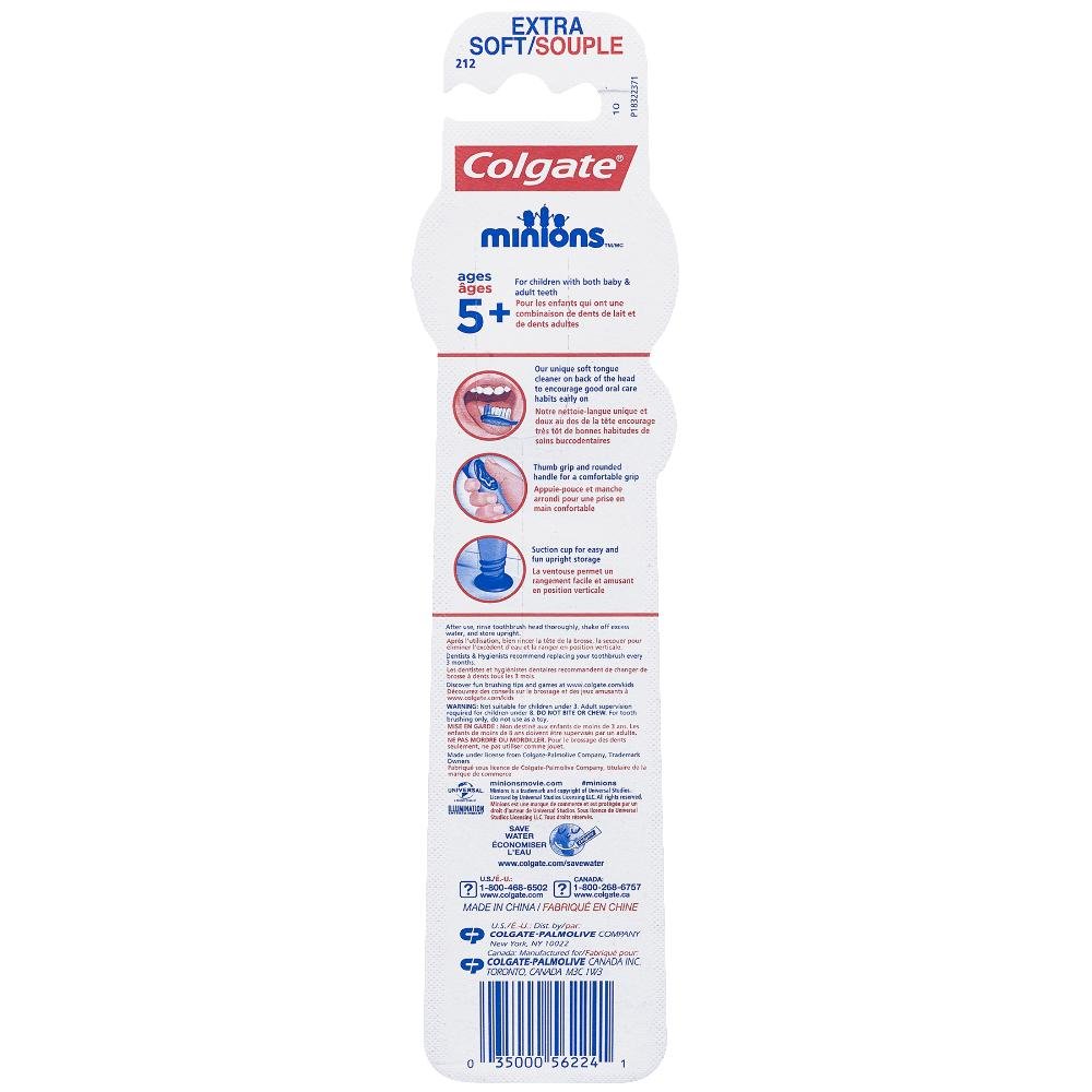 Colgate Kids Minions Toothbrush, 2 Count