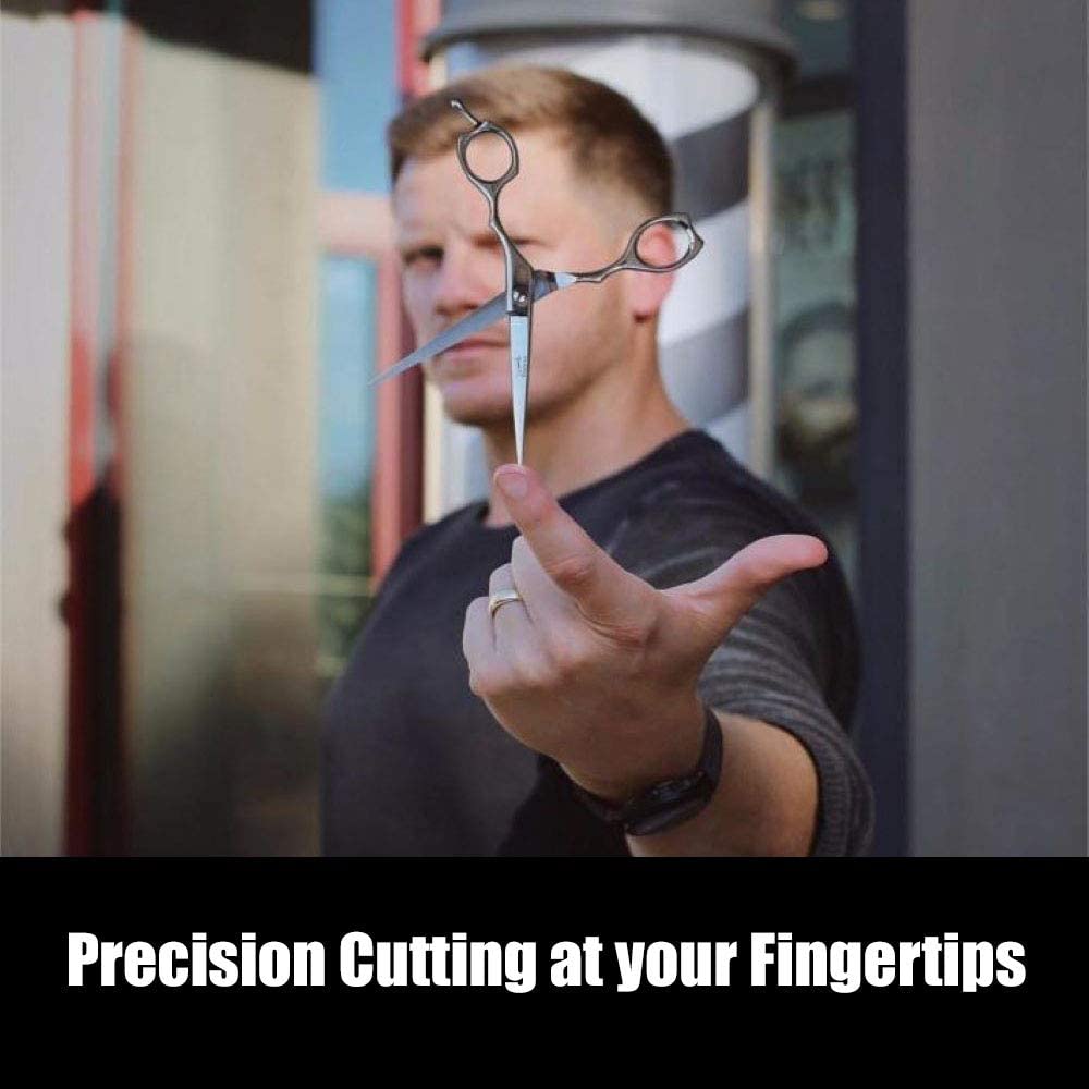 Jaguar Shears JP 10 Lefty 5.75 Inch Left-Handed Professional, Ergonomic, Steel Hair Cutting and Trim