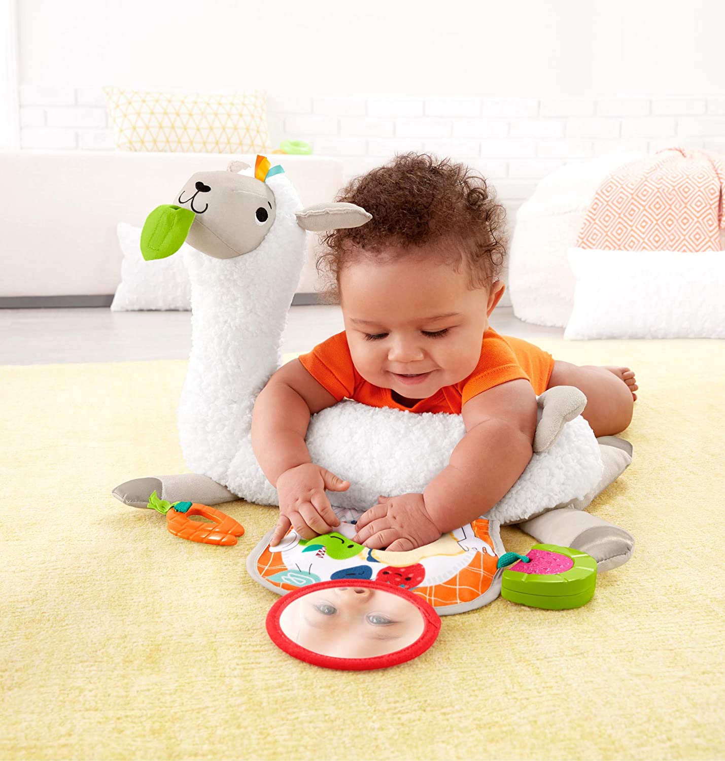 Fisher-Price GLK39 Grow-with-Me Tummy Time Llama