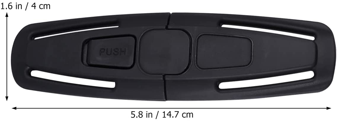 NUOBESTY Car Seat Chest Harness Clip and Car Seat Safety Belt Clip, Buckle Lock Stroller Chest Clip