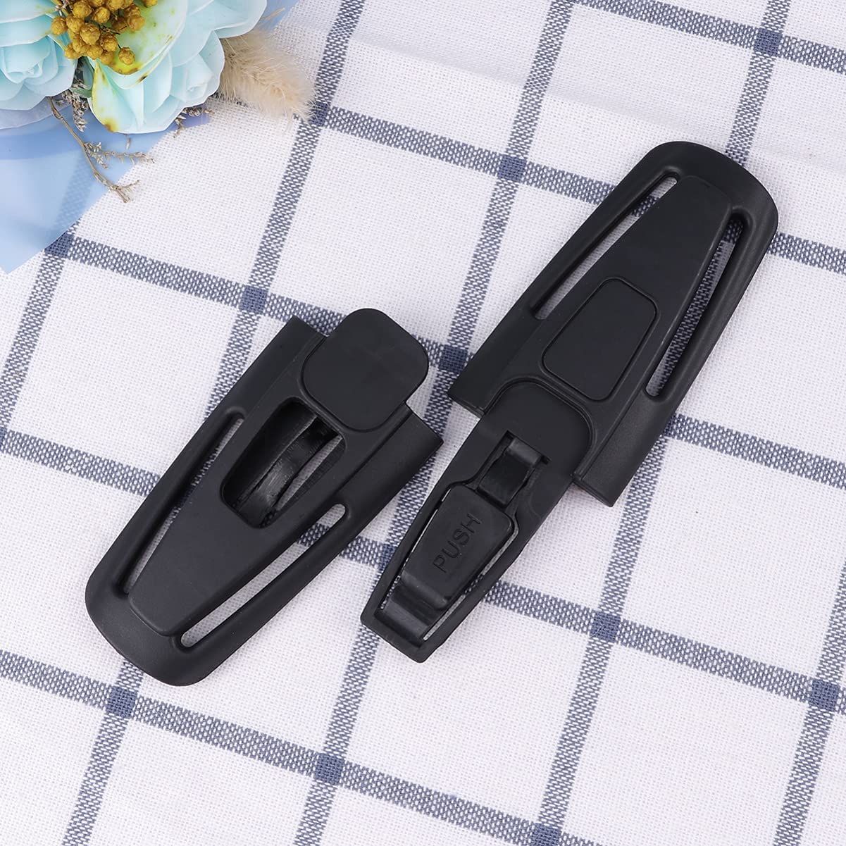 NUOBESTY Car Seat Chest Harness Clip and Car Seat Safety Belt Clip, Buckle Lock Stroller Chest Clip