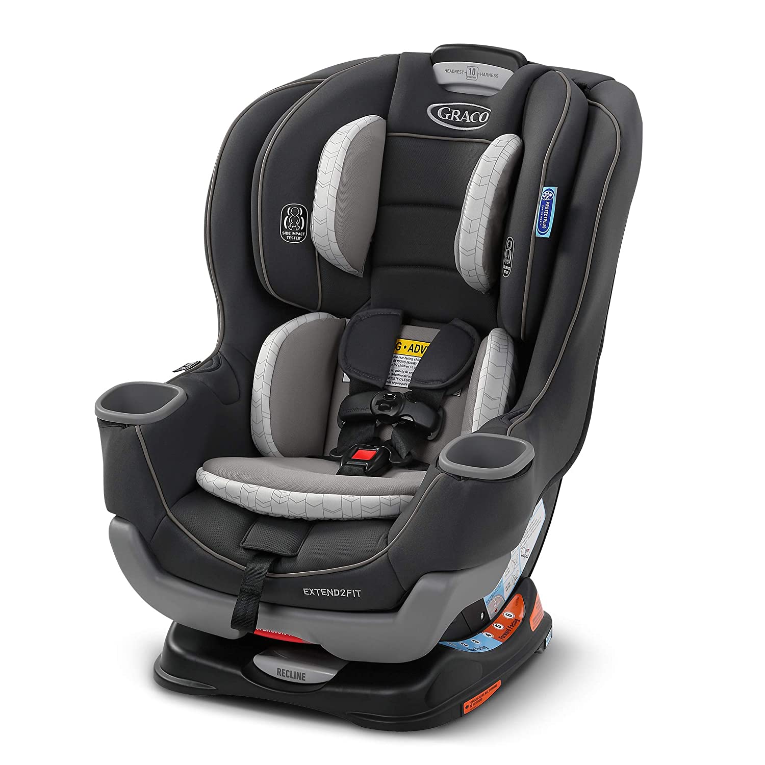 Graco Extend2Fit Convertible Car Seat | Ride Rear Facing Longer with Extend2Fit, Redmond, Amazon Exc