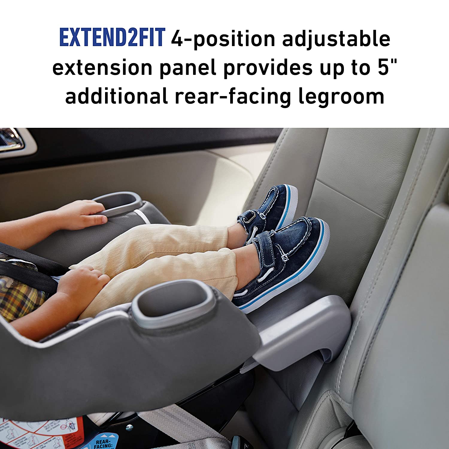 Graco Extend2Fit Convertible Car Seat | Ride Rear Facing Longer with Extend2Fit, Redmond, Amazon Exc