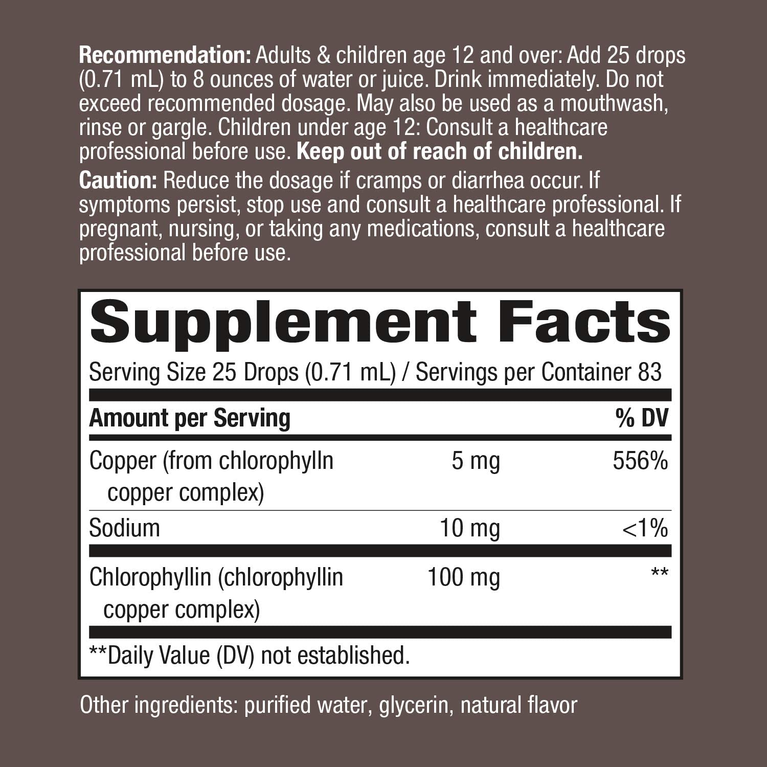 Nature’s Way Chlorofresh Chlorophyllin Drops, Supports Detoxification Pathways*, Liquid Chlorophyl