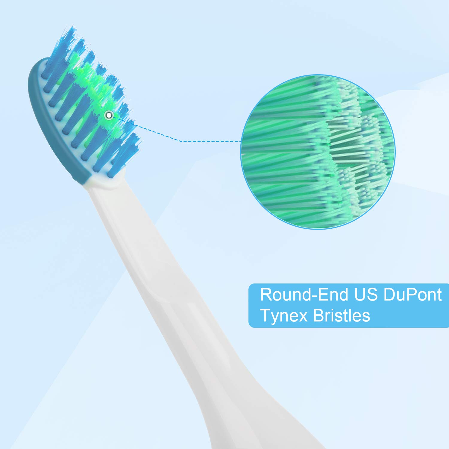 Replacement Toothbrush Head for YaFex Double-Action Smart Floss System