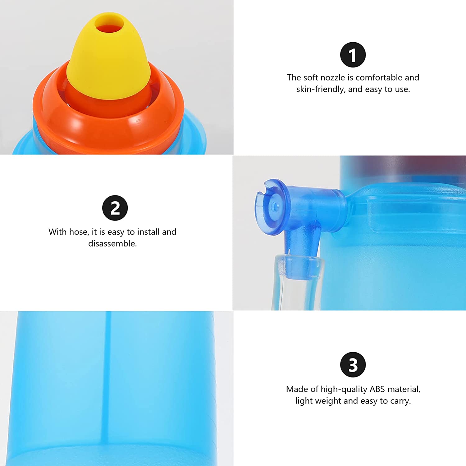 DOITOOL Neti Pot Sinus Rinse Bottle Nasal Wash Bottle Allergy Cleaner Pressure Nasal Irrigation Syst