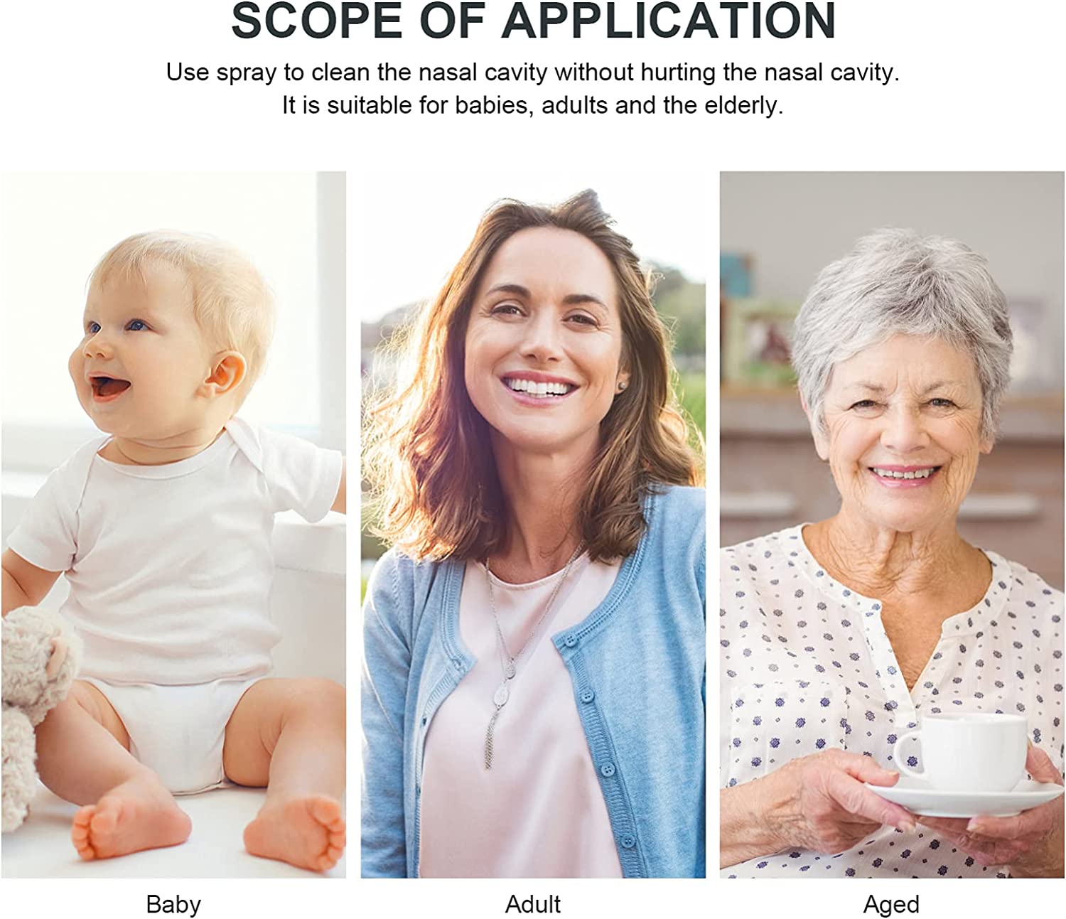 DOITOOL Neti Pot Sinus Rinse Bottle Nasal Wash Bottle Allergy Cleaner Pressure Nasal Irrigation Syst