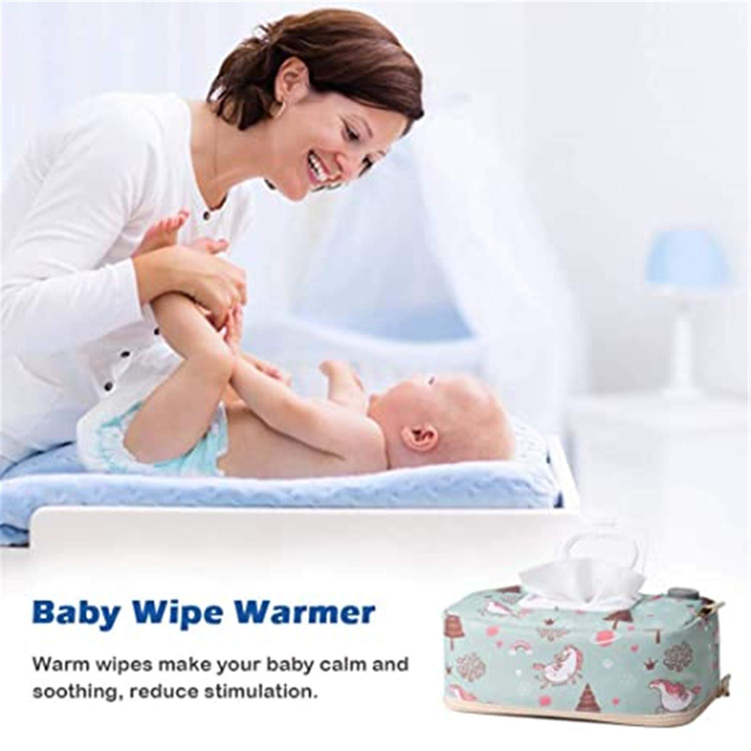 Baby Wipe Warmer and Baby Wet Wipes Dispenser | Baby Wipes Warmer for Babies | Diaper Wipe Warmer fo