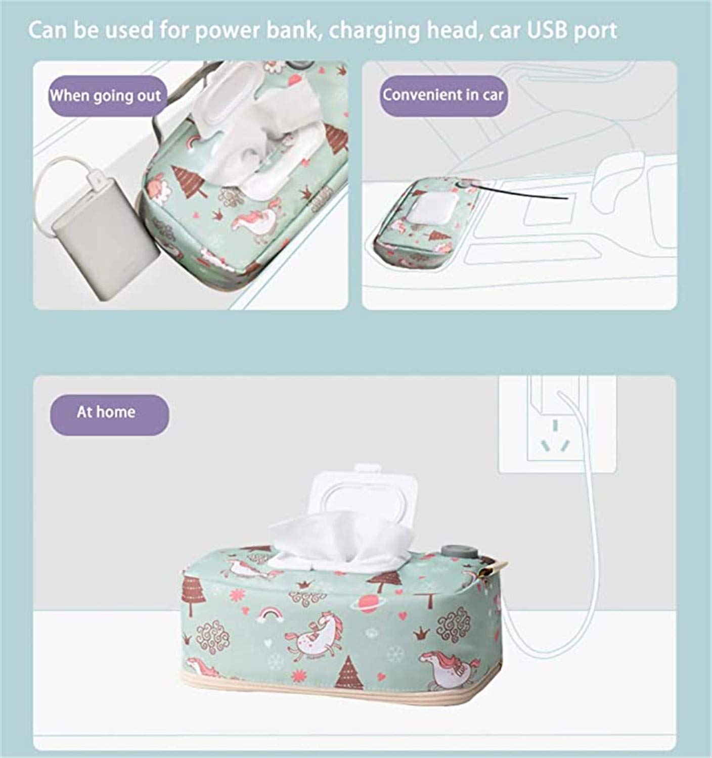 Baby Wipe Warmer and Baby Wet Wipes Dispenser | Baby Wipes Warmer for Babies | Diaper Wipe Warmer fo