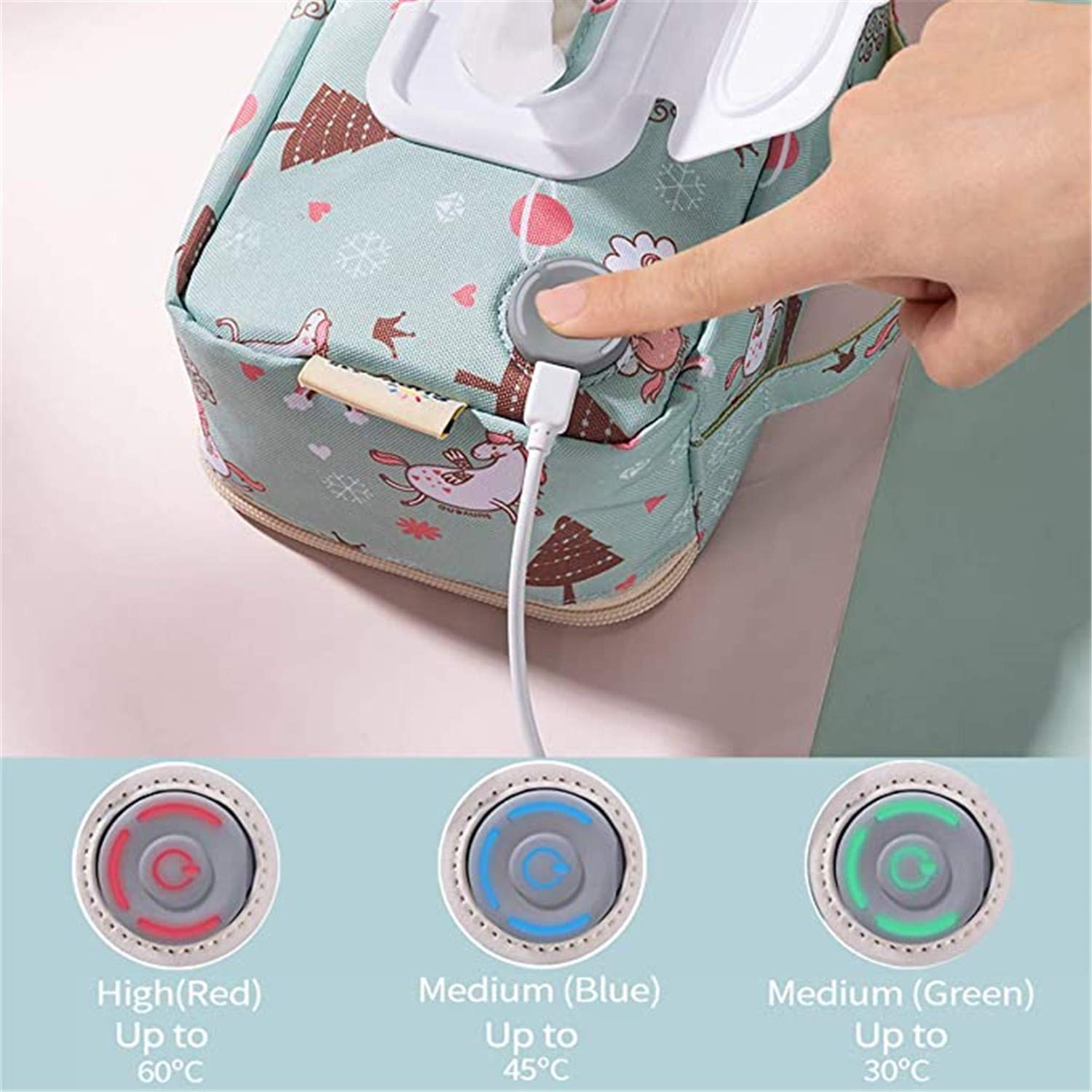 Baby Wipe Warmer and Baby Wet Wipes Dispenser | Baby Wipes Warmer for Babies | Diaper Wipe Warmer fo