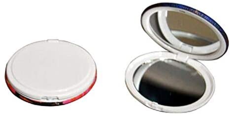 Frida Kahlo Compact Mirrors Party Favors Assorted Prints 6Pc or 12 Pc Lot (CosAM17) (Assorted 12)