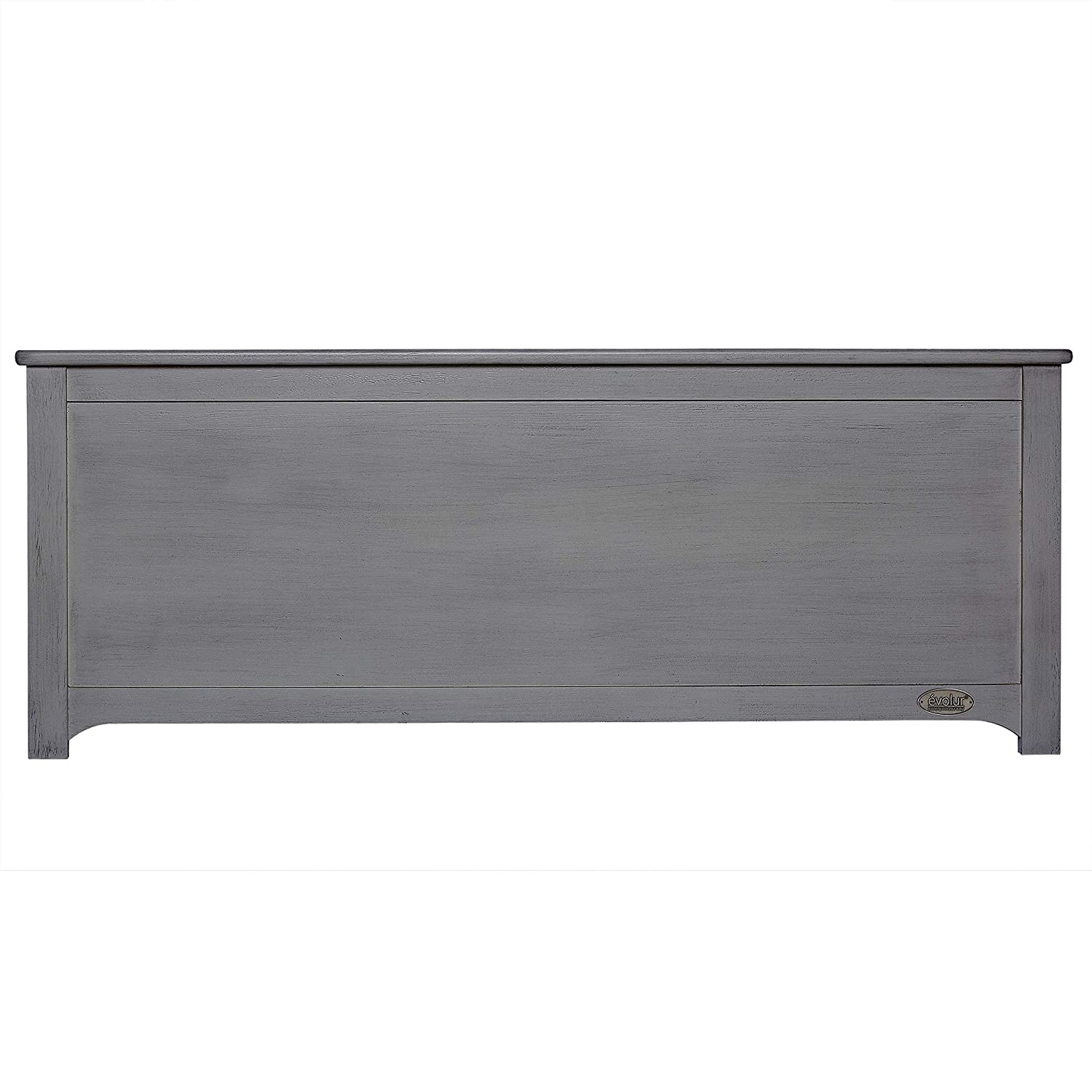 Evolur Universal Low Profile Footboard, Rustic Grey