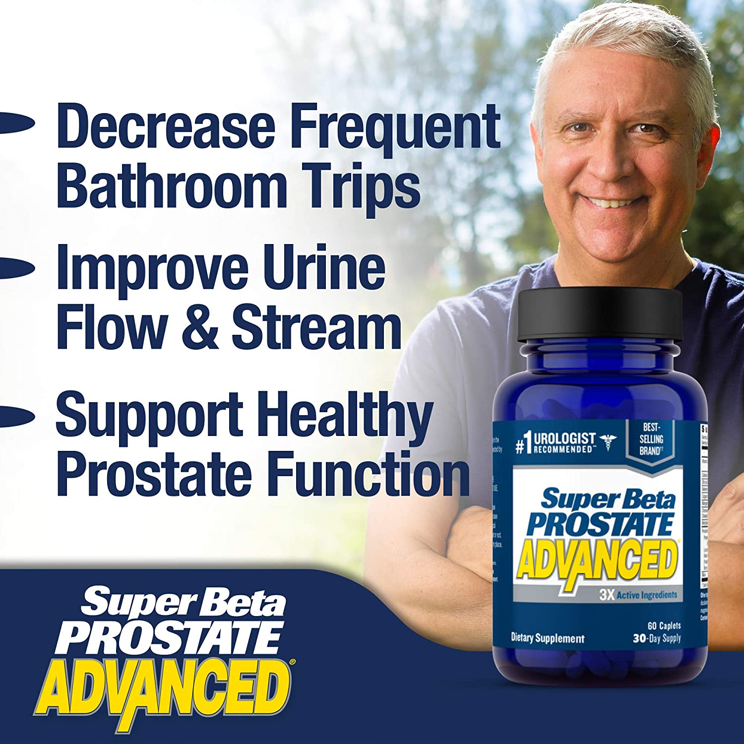 Super Beta Prostate Advanced – Reduce Nighttime Bathroom Trips With Urologist Recommended Prostate