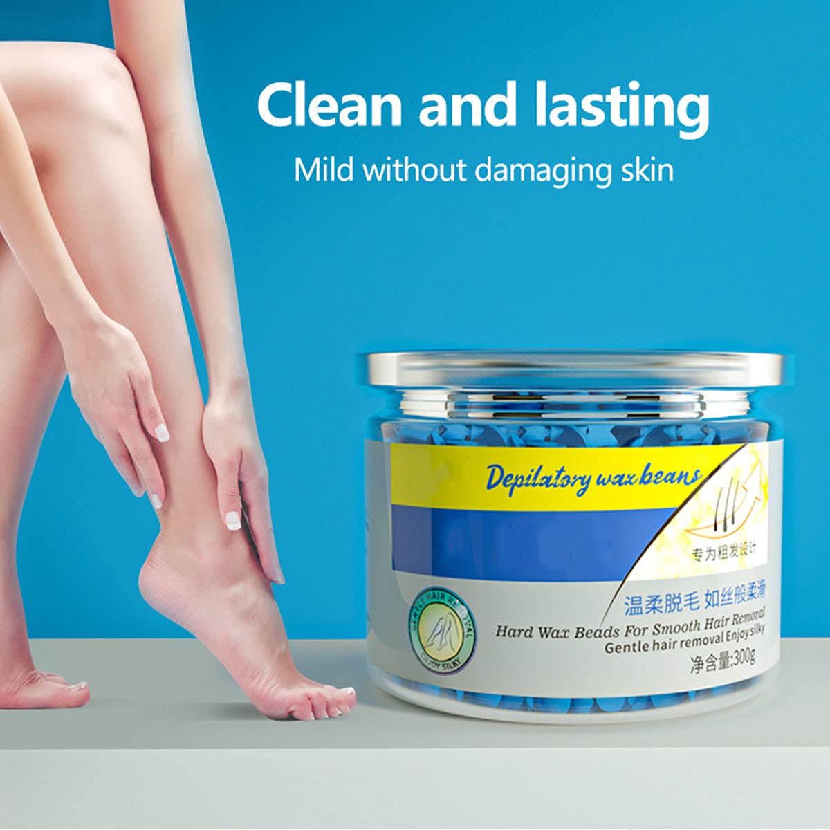 Hard Wax Beads, Hair Removal Waxing Beads For Men Women, Hard Wax Beans For Body, Bikini, Legs, Unde