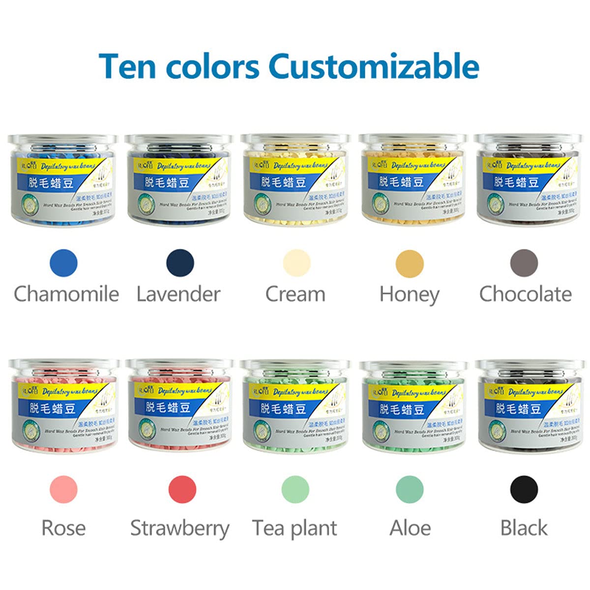 Hard Wax Beads, Hair Removal Waxing Beads For Men Women, Hard Wax Beans For Body, Bikini, Legs, Unde