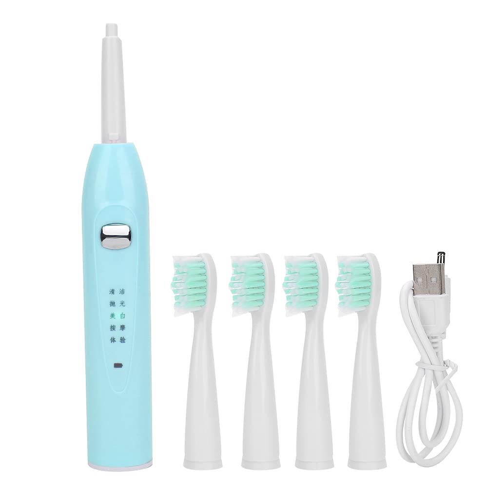 Electric Sonic Toothbrush, USB Rechargeable Power Toothbrush, Soft Hair Waterproof Adult Automatic T