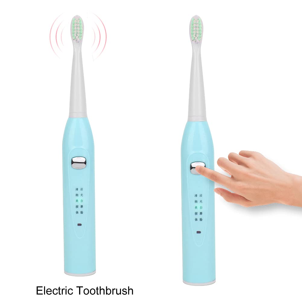 Electric Sonic Toothbrush, USB Rechargeable Power Toothbrush, Soft Hair Waterproof Adult Automatic T