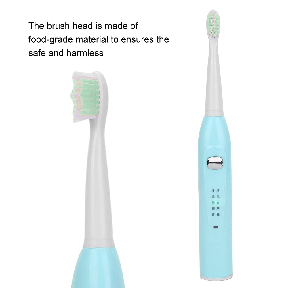 Electric Sonic Toothbrush, USB Rechargeable Power Toothbrush, Soft Hair Waterproof Adult Automatic T