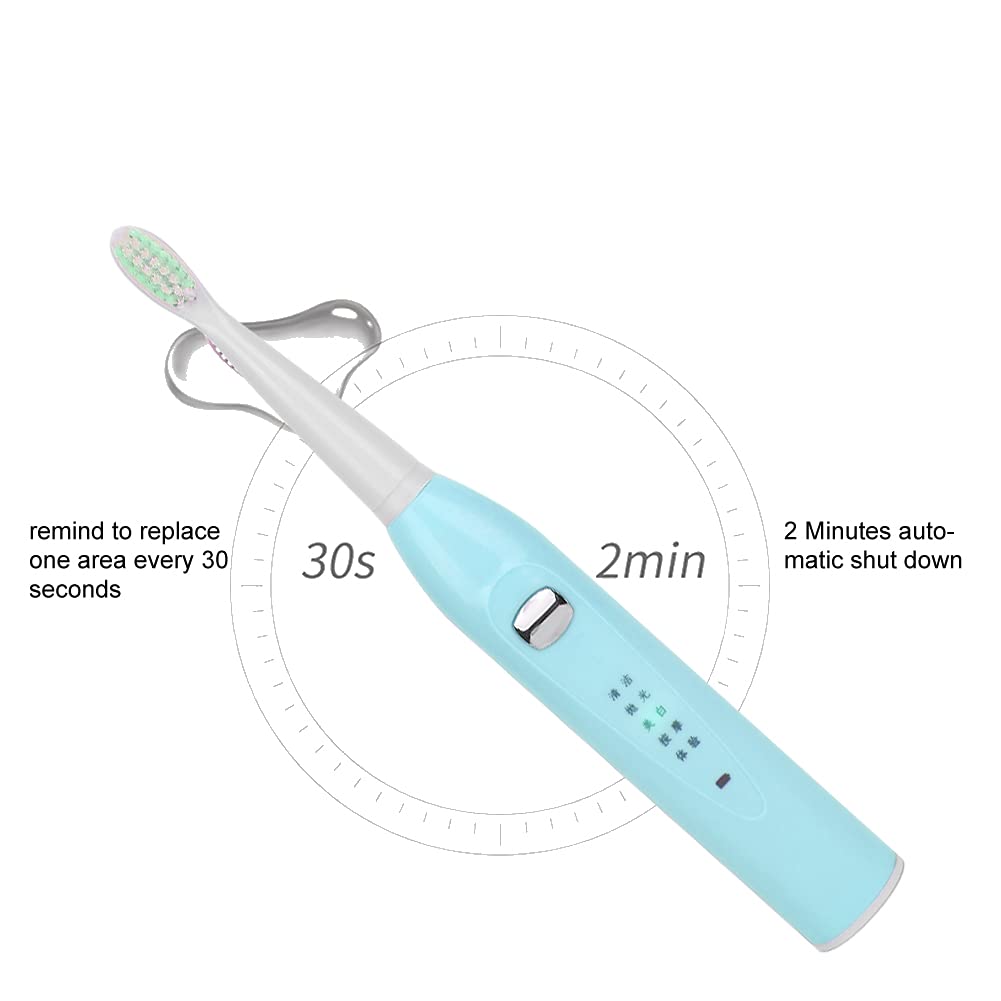 Electric Sonic Toothbrush, USB Rechargeable Power Toothbrush, Soft Hair Waterproof Adult Automatic T