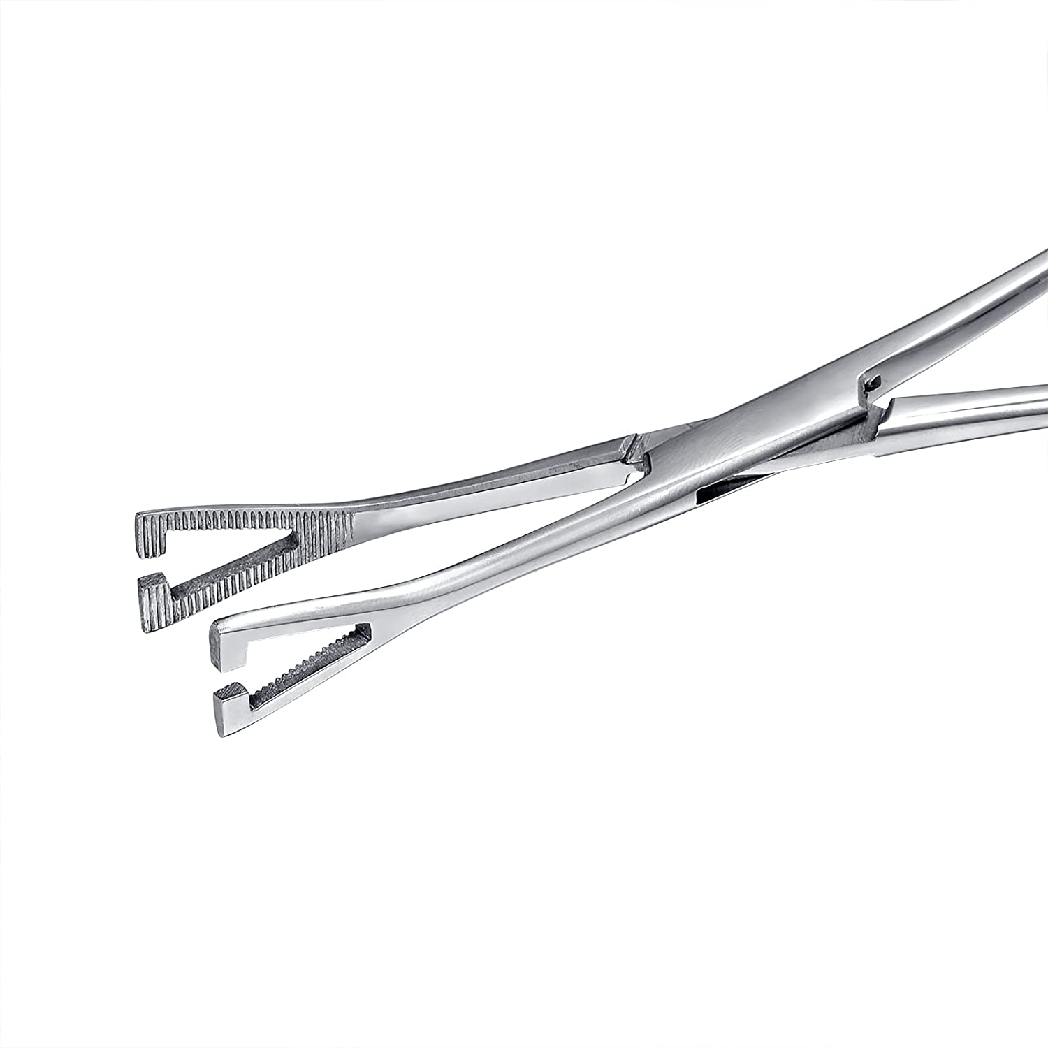 Triangle Slotted Locking Pennington Forceps Piercing Clamps, with 14G 16G 18G 20G Needles for Ear Li