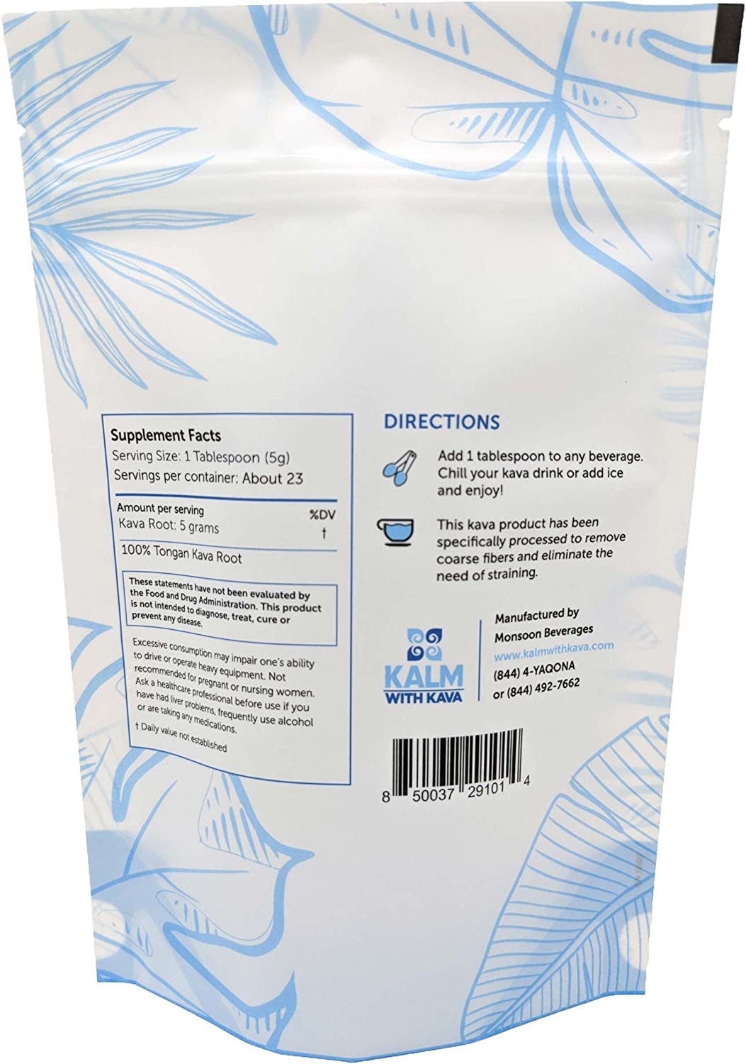 Kalm with Kava Pouni ONO Micronized Kava (4 oz.)