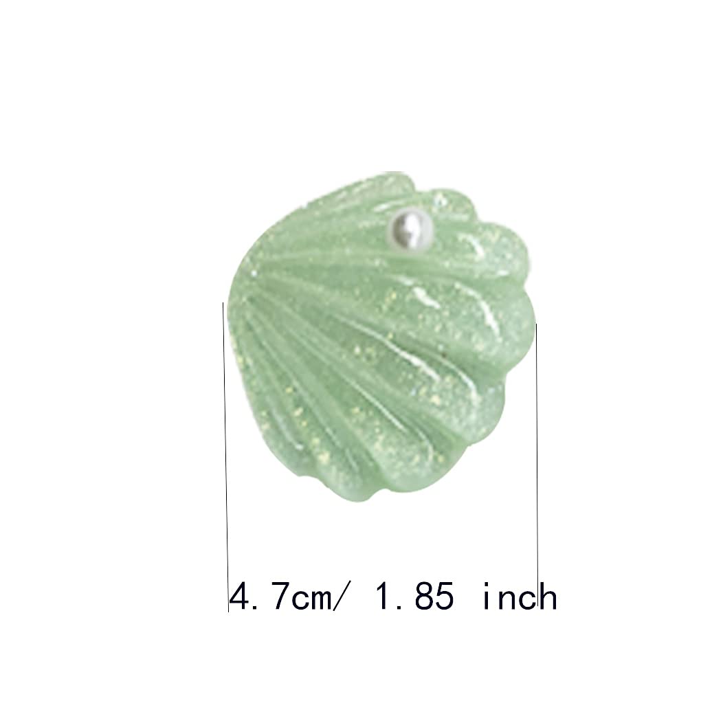 5 PCS Shell Pearl Starfish Hair Clips, Resin Alligator Hair Clips Shell Starfish Hair Barrette Hair