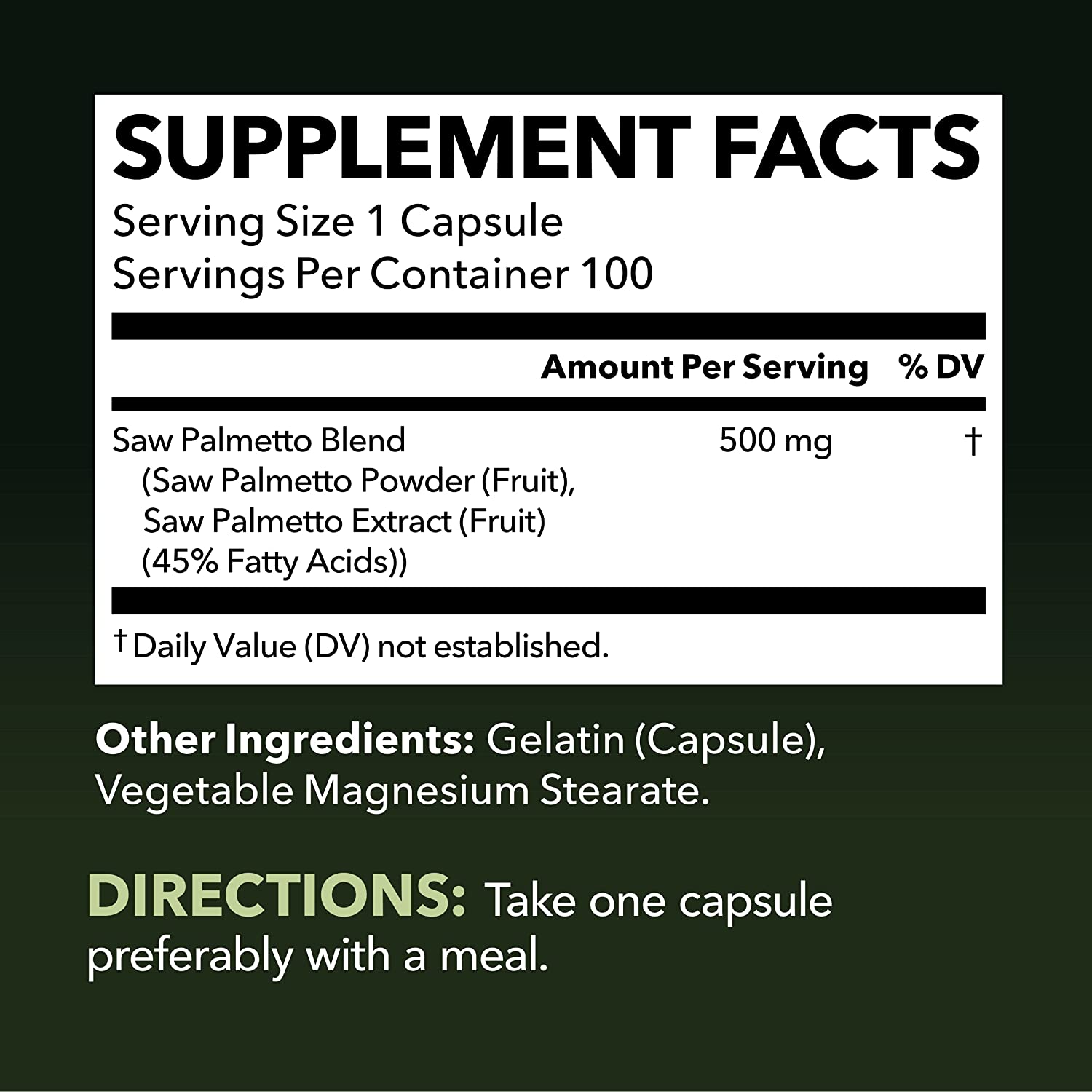 Saw Palmetto Prostate Supplements for Men as Potent DHT Blocker for Hair Growth and Beta Blocker to