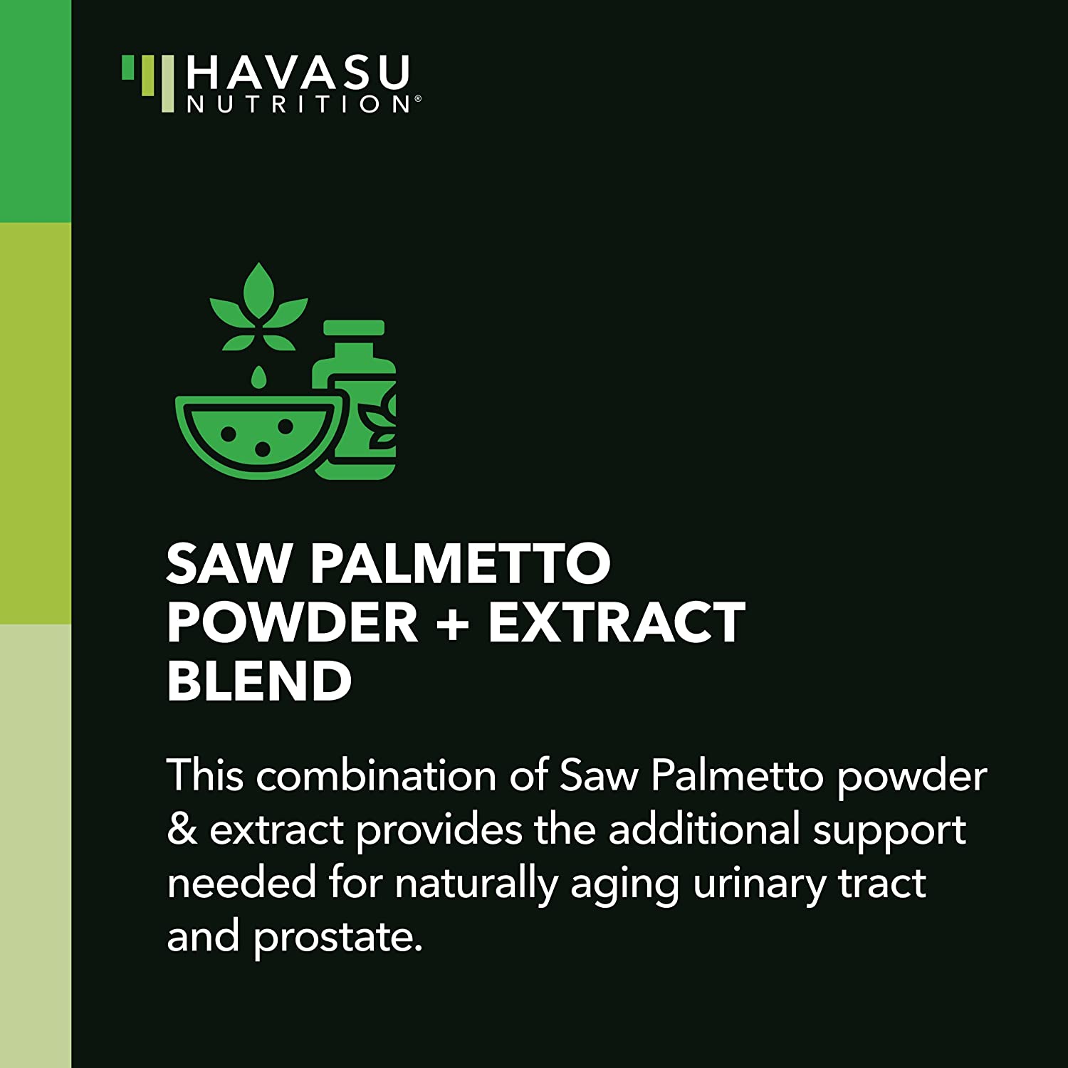 Saw Palmetto Prostate Supplements for Men as Potent DHT Blocker for Hair Growth and Beta Blocker to
