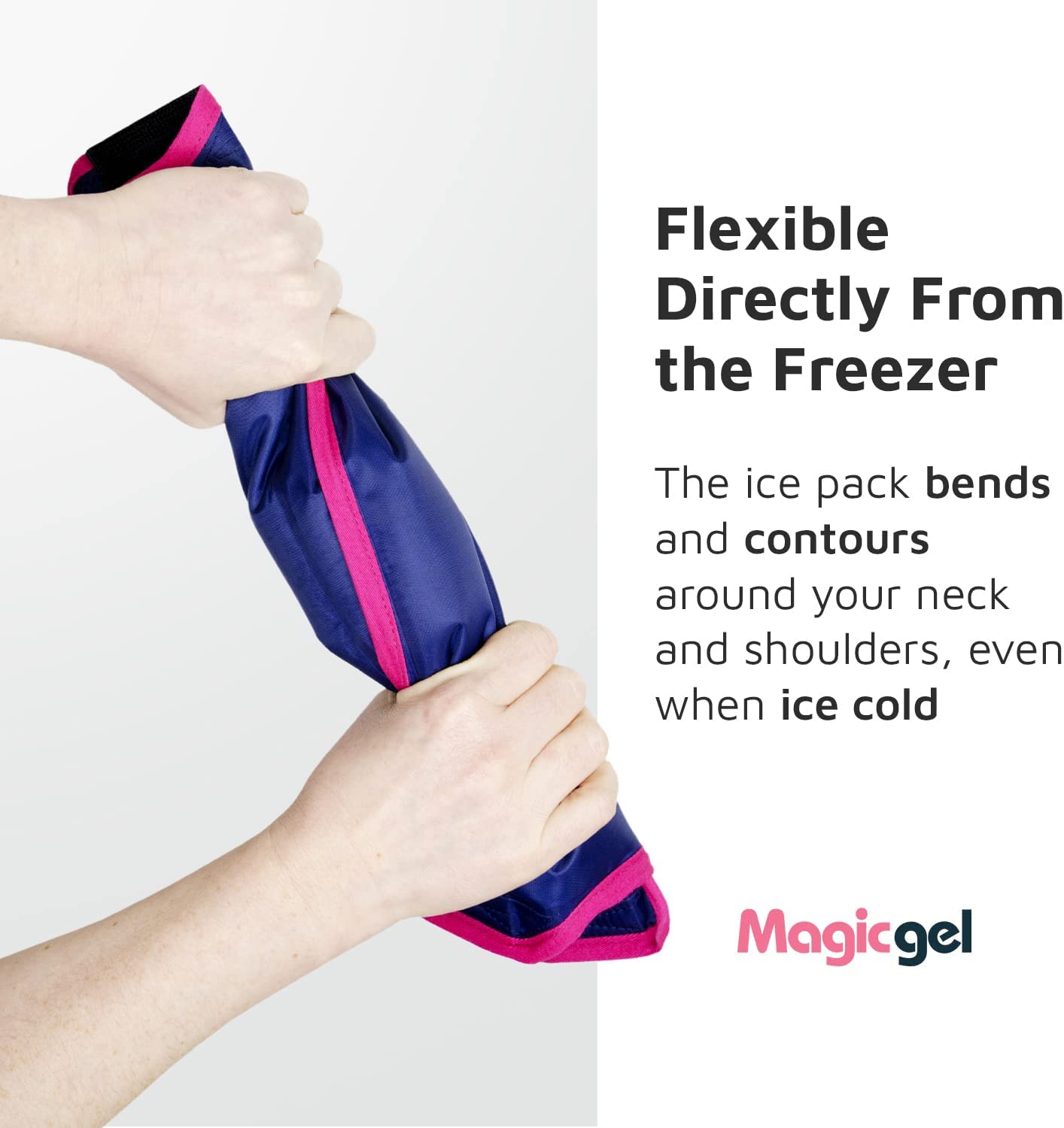 Magic Gel Shoulder Ice Pack - Reusable, Flexible and Long Lasting. Ice Pack for Rotator Cuff Injurie