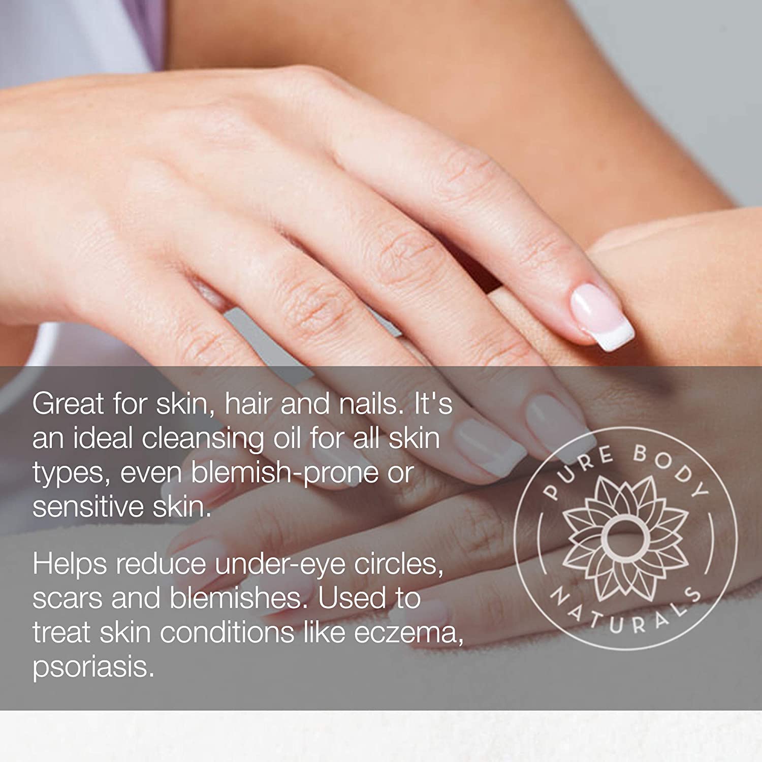 Sweet Almond Oil, 4 fl oz - Cold Pressed and 100% Pure - for Hair, Skin, Nails, Therapeutic Massage,