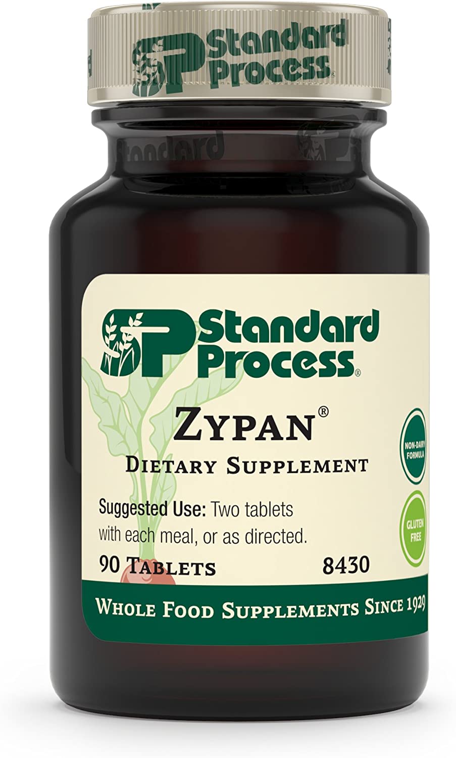 Standard Process Zypan - Whole Food Digestion and Digestive Health with Pepsin, Betaine Hydrochlorid