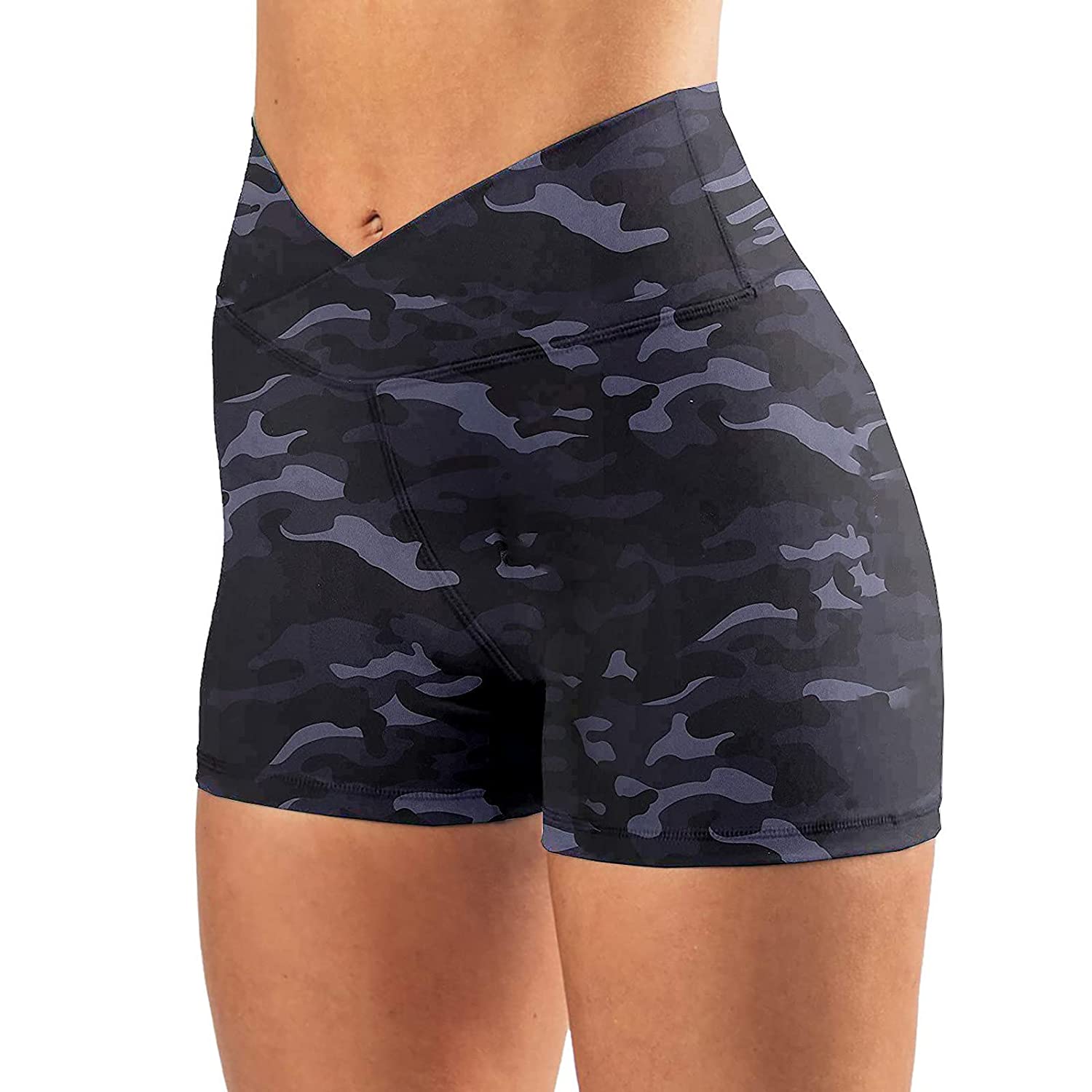 Plus Size Shorts Yoga Spandex Workout Shorts Cycling Shorts