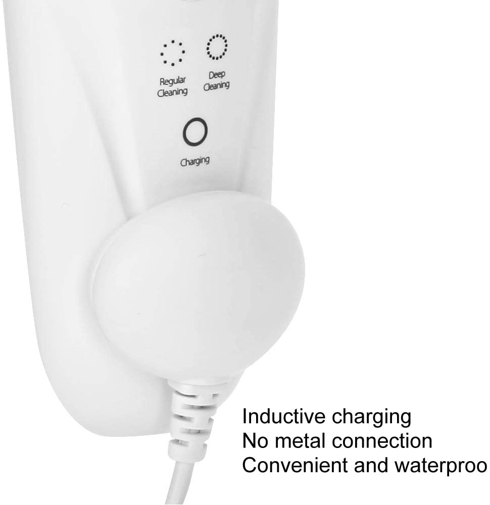 Vbestlife Electric Facial Cleansing Brush, Wireless Induction Charging Convenient Facial Cleansing I