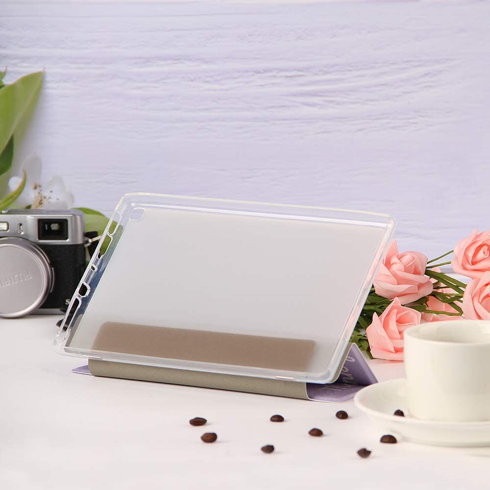 Herzzer Three Fold Leather Case for Amazon Fire HD 8 2016/2017/2018,Slim Multi-Angle View Folio Stan