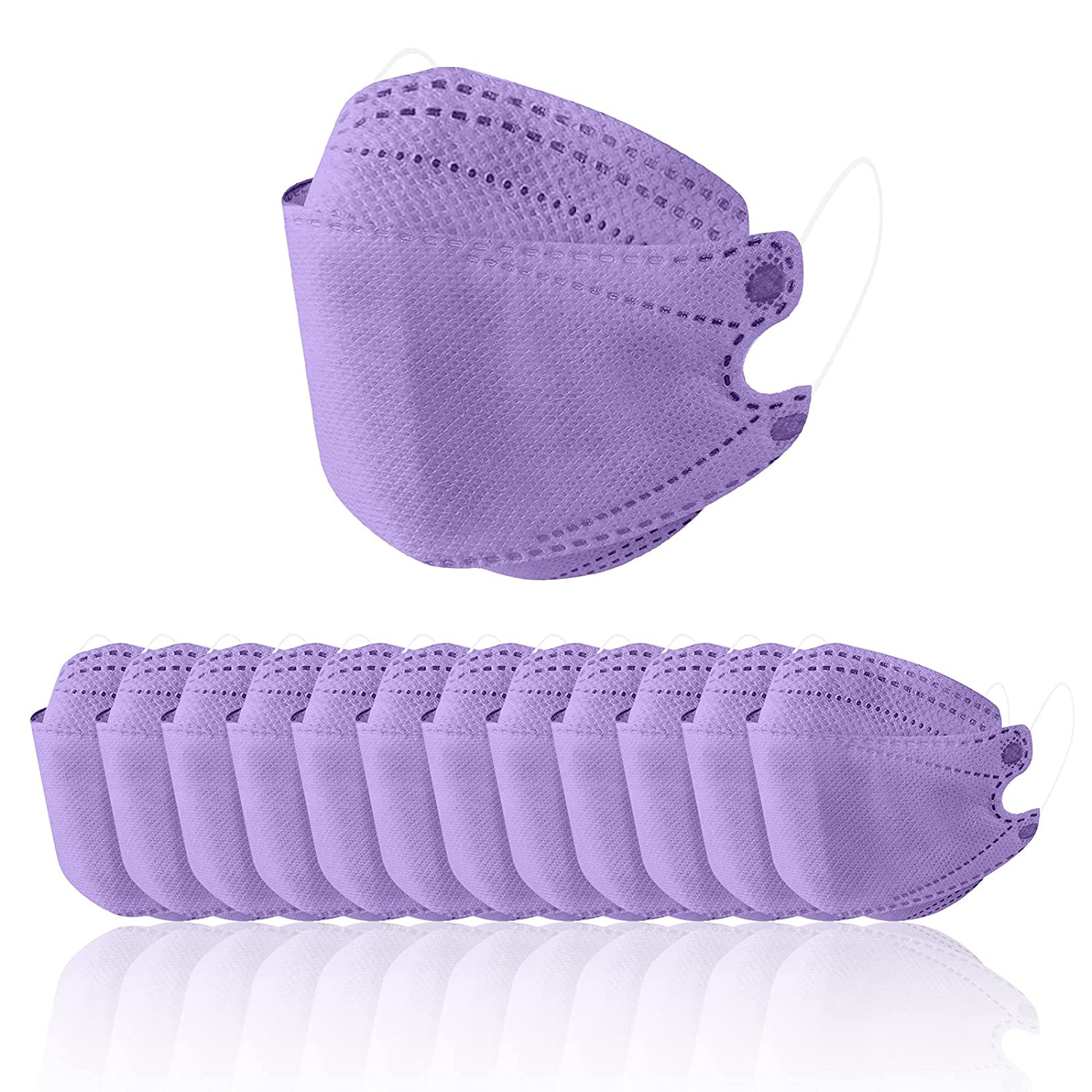 100Pcs Kids KF94 Face_Masks 4-Ply Filtеr Face Protection 3D Face Covering with Designs High Filtrat