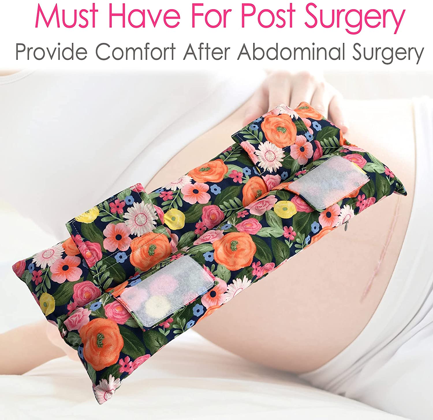 D. Cozy Hysterectomy Pillow Abdominal Surgery Seatbelt Pillows with