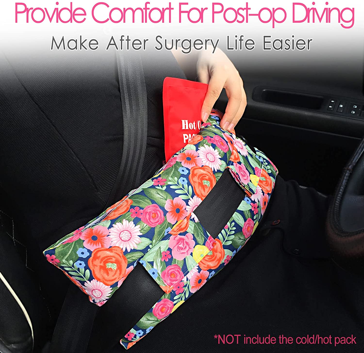 D. Cozy Hysterectomy Pillow Abdominal Surgery Seatbelt Pillows with