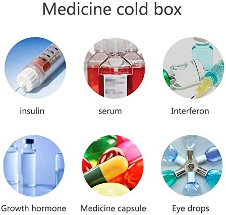 Ww Mini Fridge Refrigerator and Insulin Cooler with Lithium battery1 - Travel, Home, Portable Car Re