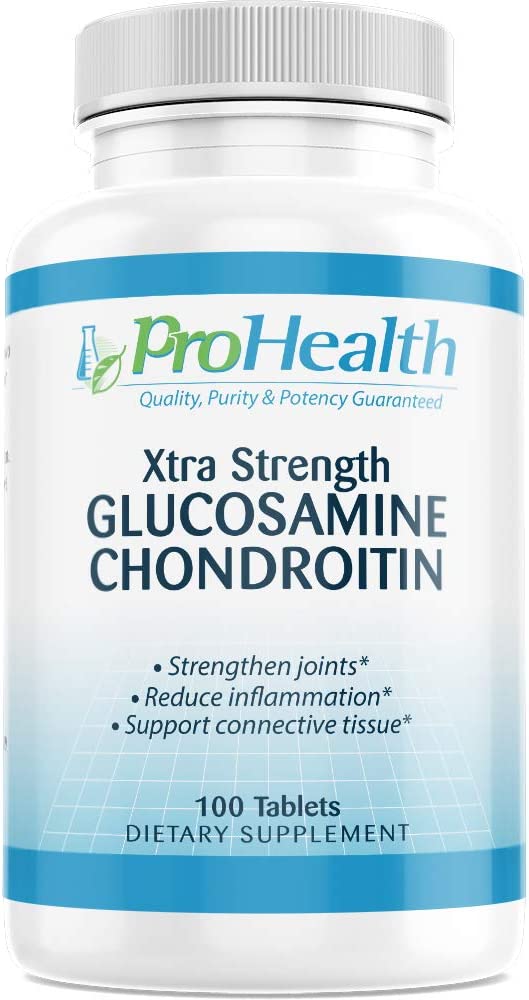 ProHealth Glucosamine 1500 mg + Chondroitin 1200 mg (per 2 Tablet Serving) (100 Tablets) Extra Stren