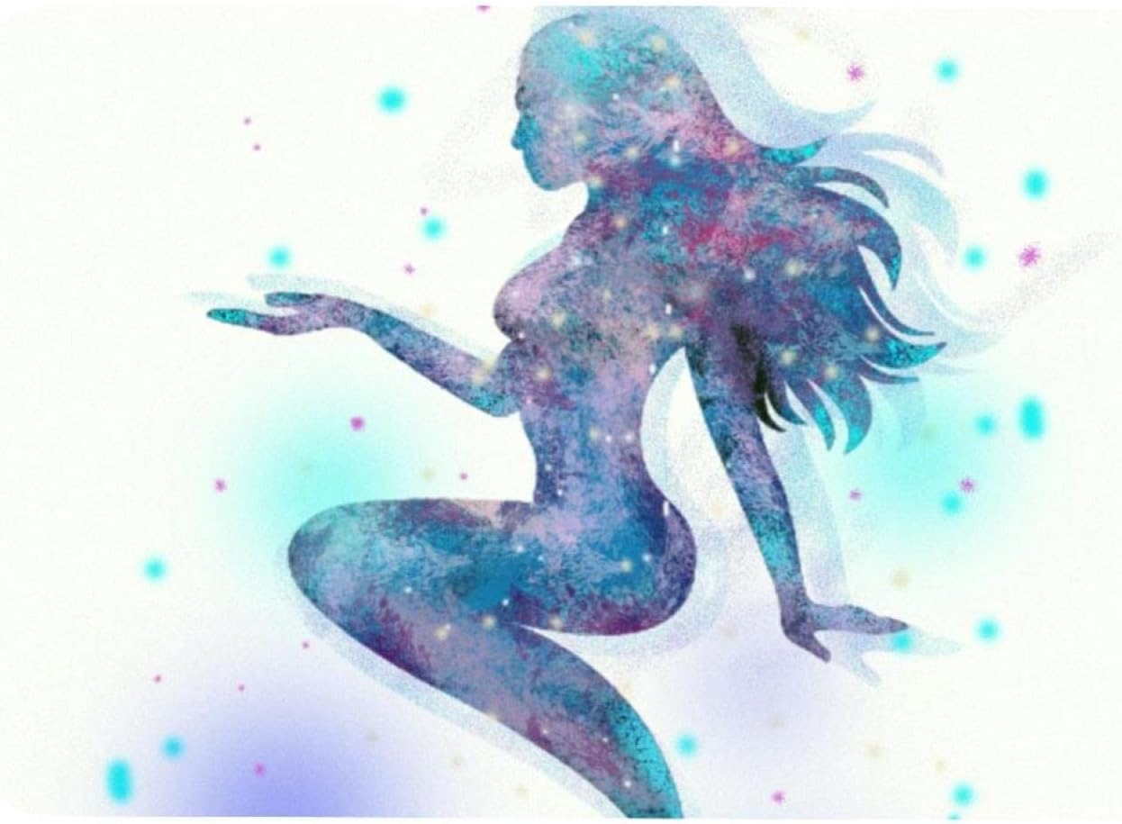 Mouse Pad Fantasy Mermaid Mouse Mat Waterproof Non-Slip Rubber Base for Office Home Gaming Working 1