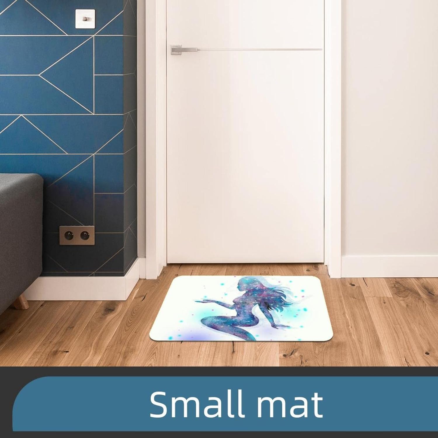 Mouse Pad Fantasy Mermaid Mouse Mat Waterproof Non-Slip Rubber Base for Office Home Gaming Working 1