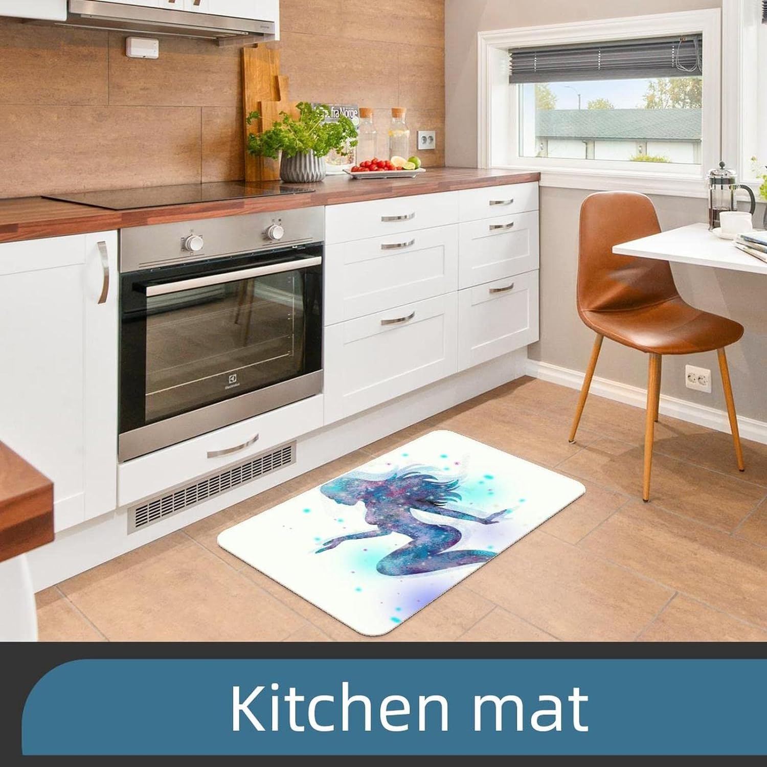 Mouse Pad Fantasy Mermaid Mouse Mat Waterproof Non-Slip Rubber Base for Office Home Gaming Working 1