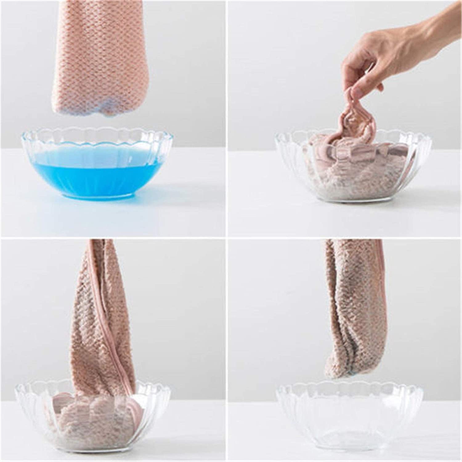 whbage Dry Hair Towel 3 Colors Magic Hair Drying Towel Hat Microfibre Quick Dry Turban for Bath Show