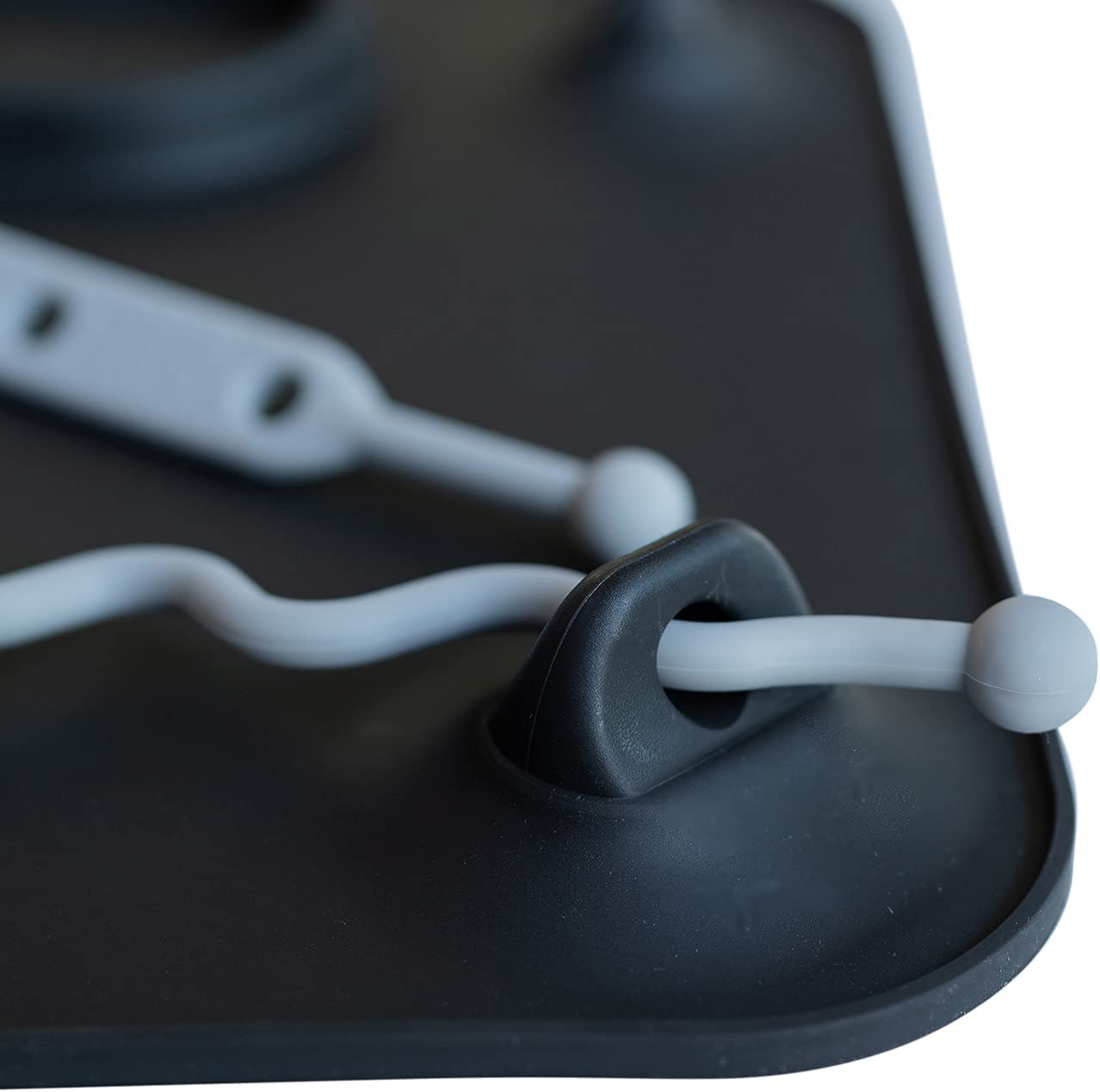 Busy Baby Silicone Placemat As Seen on Shark Tank with Suction Cups and Toy Tethers for Babies Toddl