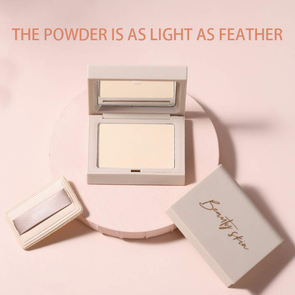 Oil Control Matte Velvet Makeup Setting Pressed Face Powder Pores Invisible Mate Make Up Natural Fin