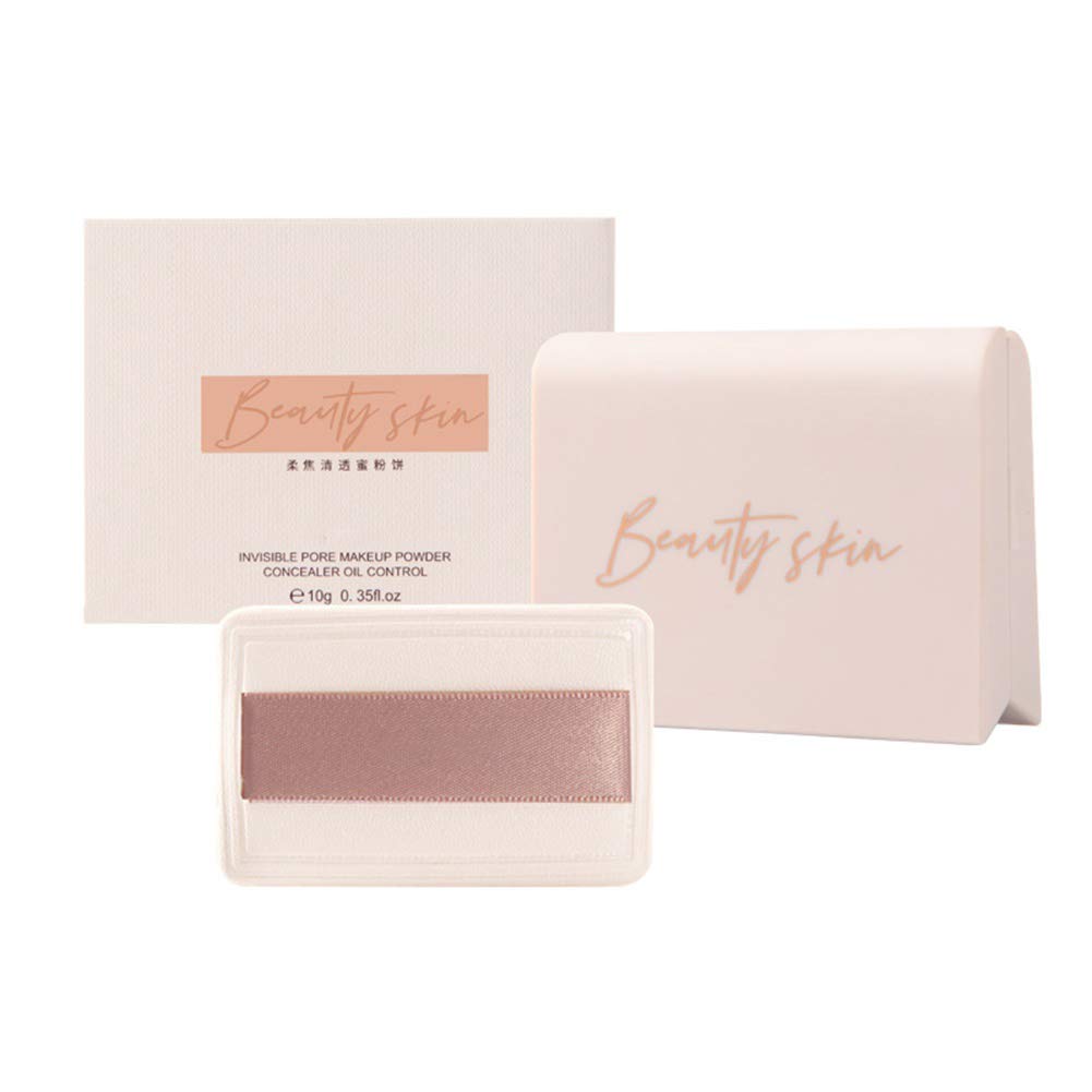 Oil Control Matte Velvet Makeup Setting Pressed Face Powder Pores Invisible Mate Make Up Natural Fin