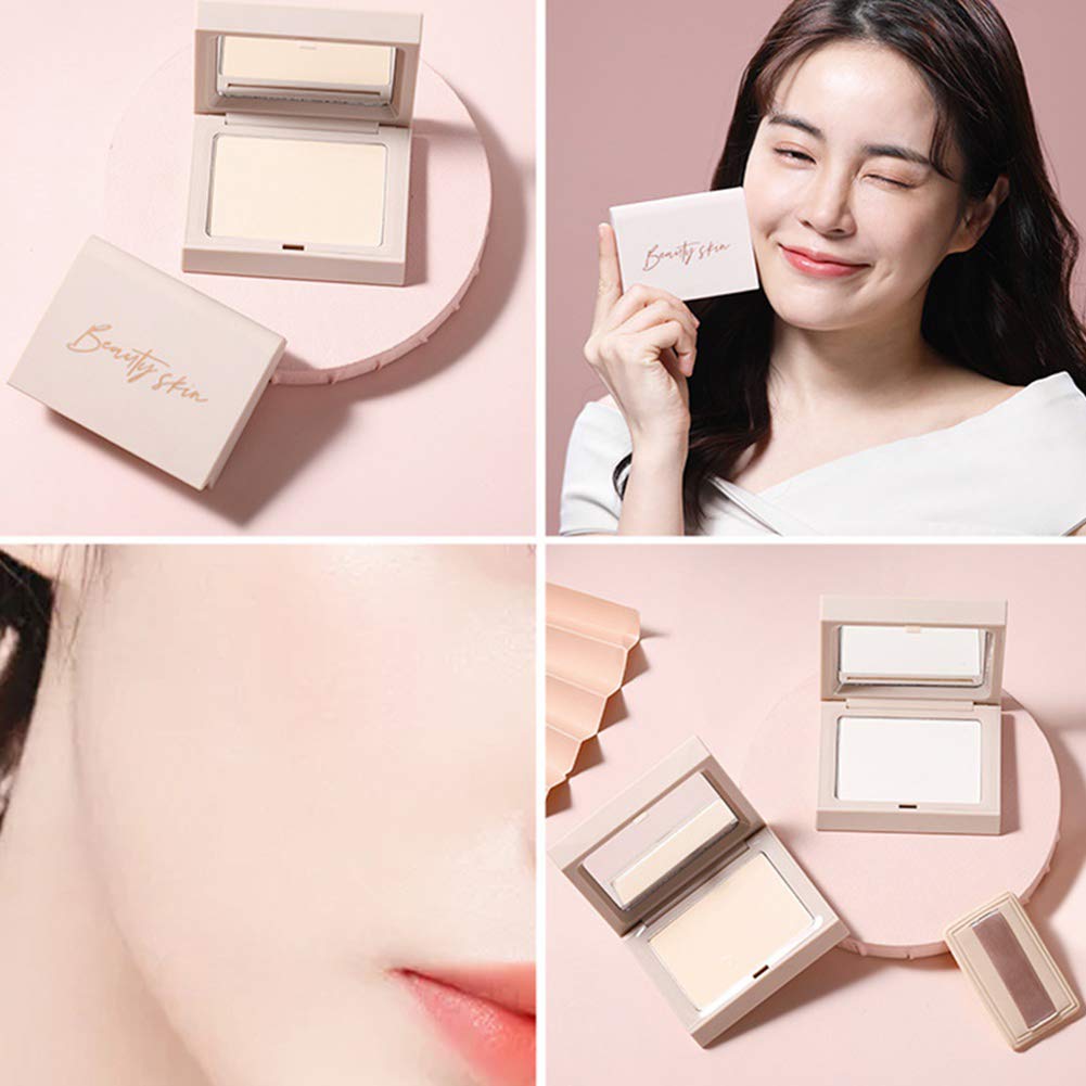 Oil Control Matte Velvet Makeup Setting Pressed Face Powder Pores Invisible Mate Make Up Natural Fin
