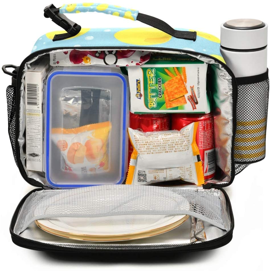 Rubber Duck Lunch Bag, Reusable Cooler Lightweight Tote Bag for Men, Women, Lunch box with Adjustabl